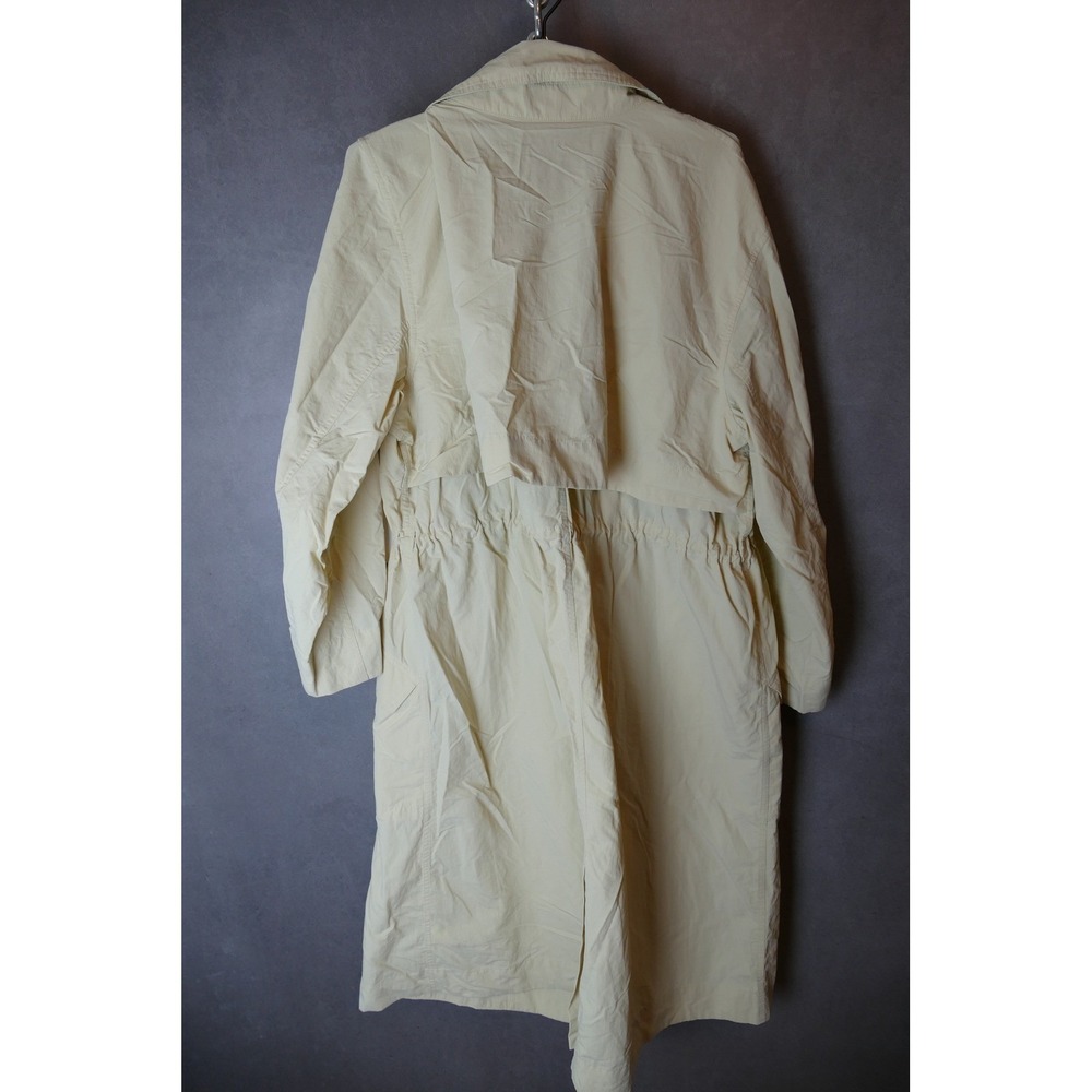 NWT Athleta Luna Cream Off White Trench Coat Womens SIZE XL MSRP $229 - Picture 7 of 13